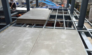 Thi công sàn bằng tấm cemboard